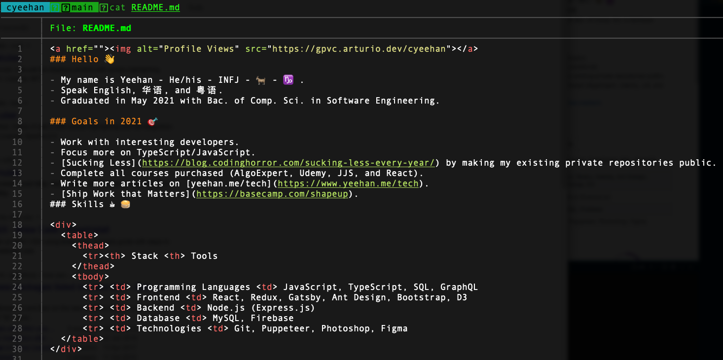 Cat file after installing bat